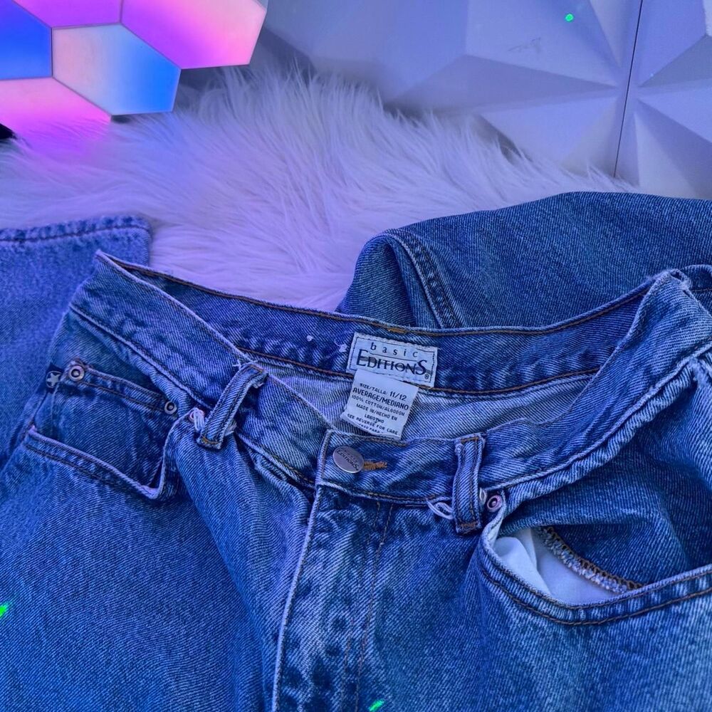 Basic-editions Women's Blue and Navy Jeans